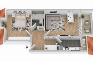 Charmante Dachgeschosswohnung in München  – Franz-Wüllner-Str. 15, 81247 Obermenzing, München – Vorschaubild 13