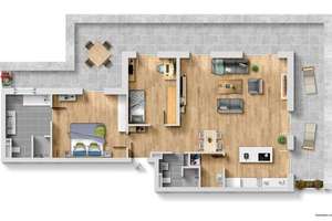 Exklusive 3-Zimmer-Penthousewohnung mit umlaufender Dachterrasse und hochwertiger Ausstattung – Die vollständige Adresse der Immobilie erhältst du vom Anbieter., 55130 Weisenau, Mainz – Vorschaubild 19
