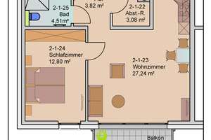 Wohnen über den Dächern - Stilvolle, helle 2-Zi.-Seniorenwohnung mit  Aufzug und Dachterrasse – Kreuzacker 2b, 47228 Bergheim, Duisburg – Vorschaubild 9