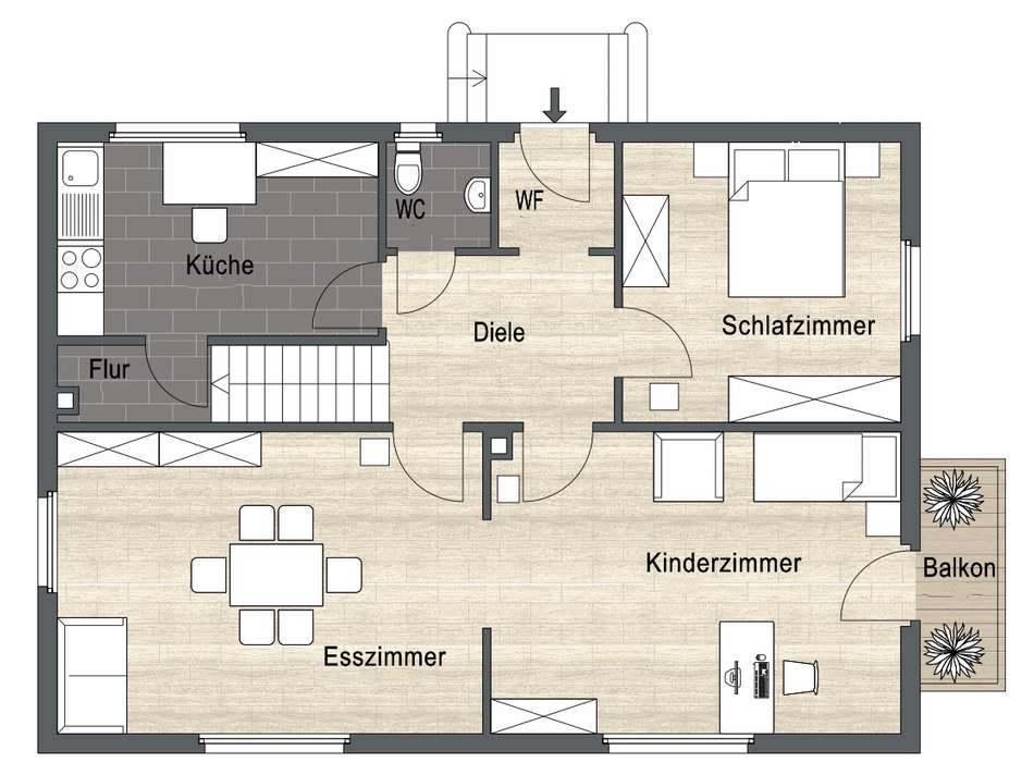 Grundriss EG