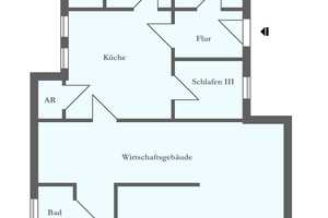 Sanierungsbedürftiger, denkmalgeschützter Gulfhof - ggf. m. abtrennb. BPL - in Westerstede/Hüllstede – Ammerland (Kreis) – Vorschaubild 6