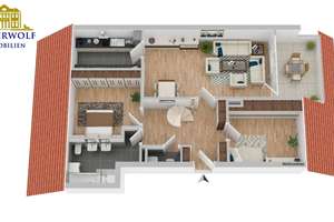 Großzügige 4-Zimmer-Maisonettewohnung mit TG-Stellplatz in Karlsruhe – Die vollständige Adresse der Immobilie erhältst du vom Anbieter., 76139 Waldstadt, Karlsruhe – Vorschaubild 12