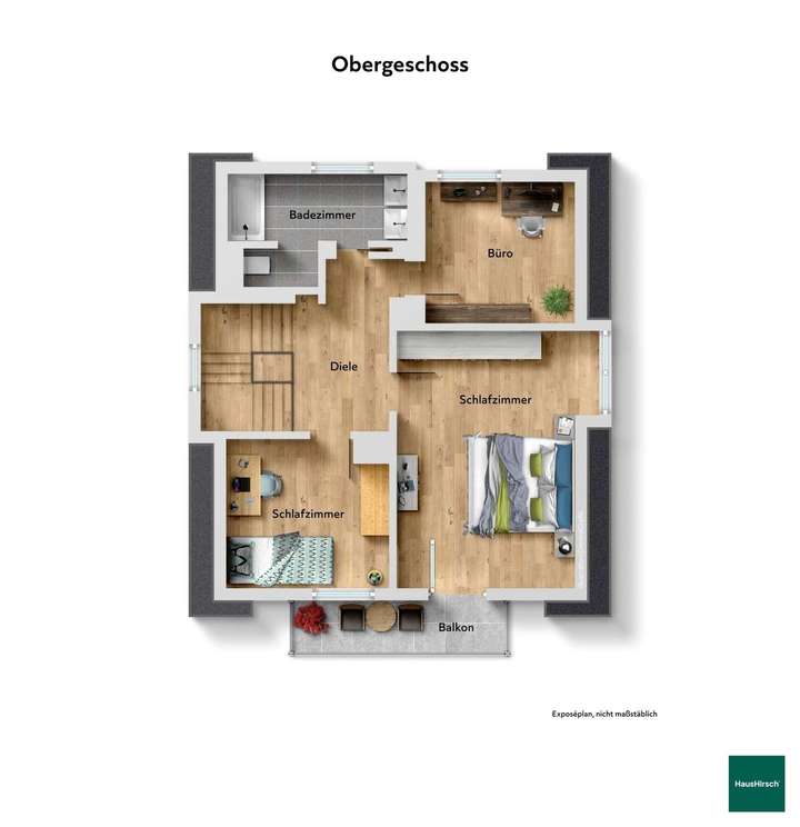 Grundriss Obergeschoss