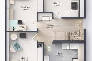 Modernes Einfamilienhaus zur Miete mit traumhaftem Garten – Die vollständige Adresse der Immobilie erhältst du vom Anbieter., 4316 Mölkau, Leipzig – Vorschaubild 23