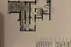 Helle, frisch renovierte 1-Zimmer Wohnung mit Balkon in Mainz-Gonsenheim – Die vollständige Adresse der Immobilie erhältst du vom Anbieter., 55124 Gonsenheim, Mainz – Vorschaubild 1