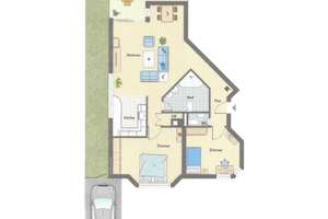 Bad Homburg, Dornholzhausen. Helle, ruhige 3 - Zimmerwohnung – Die vollständige Adresse der Immobilie erhältst du vom Anbieter., 61348 Bad Homburg vor der Höhe – Vorschaubild 15