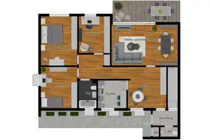Bungalow mit viel Gestaltungsmöglichkeiten auf großem Grundstück – Köln – Vorschaubild 4