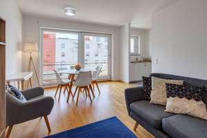 Ramersdorf: Neuwertige 2-Zimmer-Wohnung mit großem Südbalkon - frei – Die vollständige Adresse der Immobilie erhältst du vom Anbieter., 81737 Altperlach, München – Vorschaubild 2