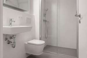 Moderne 3-Zimmer-Wohnung mit großem Balkon, 2 Bädern und TG-Einzelstellplatz in München-Lochhausen – Marianne-Hoppe-Straße 28, 81249 Lochhausen, München – Vorschaubild 11