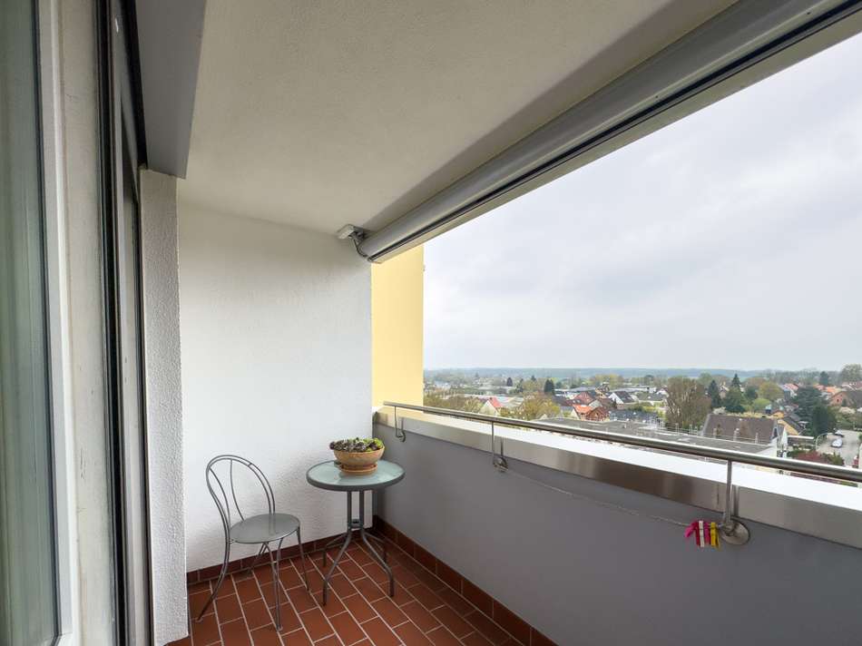 Loggia Blick nach Westen