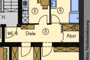 **Hochwertig sanierte 2-Raum Wohnung mit Balkon, EBK u. Aufzug! WE08** – Körnerstraße 17, 9130 Sonnenberg, Chemnitz – Vorschaubild 2