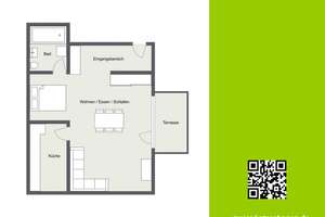 1-Zimmerwohnung mit Küche und Tiefgarage in der Zipfelgasse – Die vollständige Adresse der Immobilie erhältst du vom Anbieter., 85049 Mitte, Ingolstadt – Vorschaubild 3