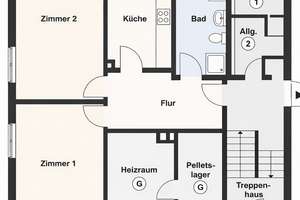 2,5 Zimmerwohnung im Souterrain mit Option zum kernsaniertem Bad – 79110 Lehen, Freiburg im Breisgau – Vorschaubild 9