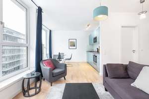 Chausseestraße, Mitte: 2 Zimmer Neubauwohnung im "Living 108", 3. OG, Gemeinschaftsterrasse, Aufzug – Chausseestr. 108, 10115 Mitte (Ortsteil), Berlin – Vorschaubild 5