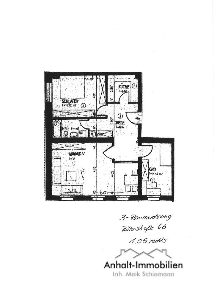 WE 2, 1.OG rechts, Ritterstr. 