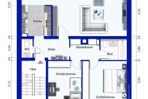 Vierfamilienhaus am Schmölderpark, Garten, drei PKW-Stellplätze, eine Wohnung frei – Die vollständige Adresse der Immobilie erhältst du vom Anbieter., 41239 Schmölderpark, Mönchengladbach – Vorschaubild 22