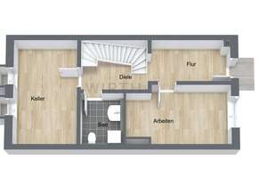 SONNIGES "BSG" REIHENMITTELHAUS MIT CARPORT – Die vollständige Adresse der Immobilie erhältst du vom Anbieter., 87437 Ludwigshöhe, Kempten (Allgäu) – Vorschaubild 5