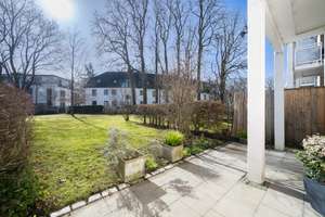 Lichterfüllte 2-Zimmer-Hochparterrewohnung mit Terrasse & Gartenanteil zum ruhigen Innenhof