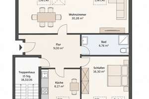 Schöne zwei  Zimmer Wohnung mit Garten – Heimweg 1, 47228 Bergheim, Duisburg – Vorschaubild 7