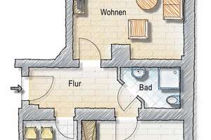 Bezugsfrei: frisch renovierte 2-Zimmer-Wohnung in begehrter Lage! – Die vollständige Adresse der Immobilie erhältst du vom Anbieter., 1159 Löbtau-Süd, Dresden – Vorschaubild 19