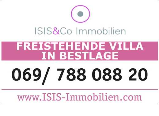 Freistehende Villa mit traumhaftem Grundstück in Ffm.-Sachsenhausen