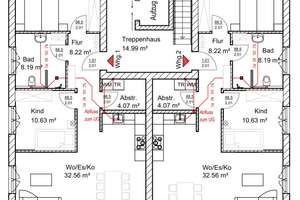 Neubau-Mehrfamilienhaus (2026) mit Fahrstuhl in Warstein – Wohnungen einzeln erwerbbar! – Walkemühle 1, 59581 Warstein – Vorschaubild 3