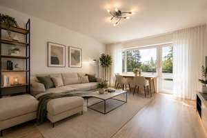 Erbpacht-Wohnung in Neuperlach: 2 Zimmer, Terrasse, modernisiert – leerstehend, sofort beziehbar