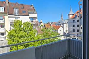 Ruhige 1-Zimmer-DG-Wohnung mit Einbauküche in Obergiesing mit Weitblick, Teilmöbeliert – Die vollständige Adresse der Immobilie erhältst du vom Anbieter., 81539 Obergiesing, München – Vorschaubild 10