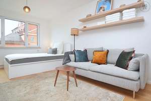 Exklusiv möbliertes 1-Zimmer-Apartment mit WLAN in St.-Johannis – Die vollständige Adresse der Immobilie erhältst du vom Anbieter., 90419 Sandberg, Nürnberg – Vorschaubild 2