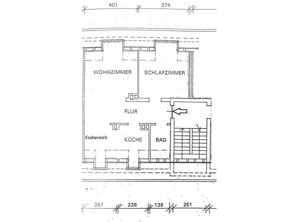 Grundriss Wohnung