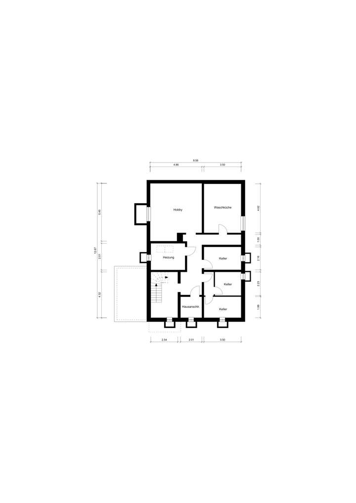 Keller Grundriss