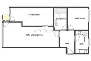 Sofort bezugsfrei: 3-Zimmer-Wohnung am Beethovenpark, Köln-Sülz -Löffelfertige Möblierung vorhanden! – Die vollständige Adresse der Immobilie erhältst du vom Anbieter., 50937 Sülz, Köln – Vorschaubild 26