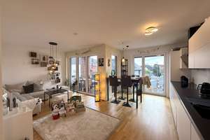 Neubau, Top 3 Zimmer-Wohnung mit Balkon, Einbauküche, TG-Stellplatz – Bergstraße 81a, 50999 Sürth, Köln – Vorschaubild 2