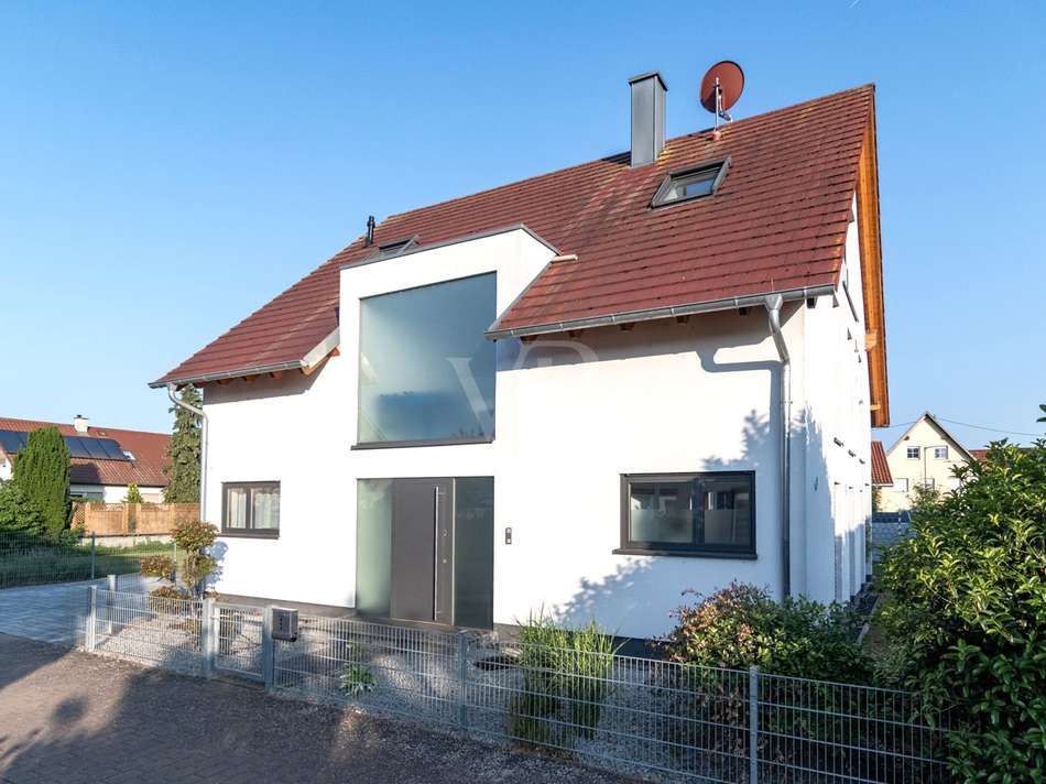 Vorderseite des Hauses