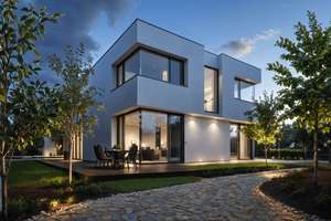 Architektonisches Highlight – individuell geplantes Architektenhaus – 4416 Markkleeberg – Vorschaubild 1