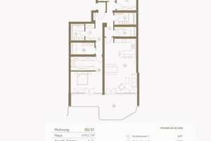 WE Nr. 30/31: Verfügbare 4-Zimmer-Etagenwohnung mit Westbalkon & offenem Wohnkonzept – Wagenbauerstraße 4, 81677 Parkstadt, München – Vorschaubild 16