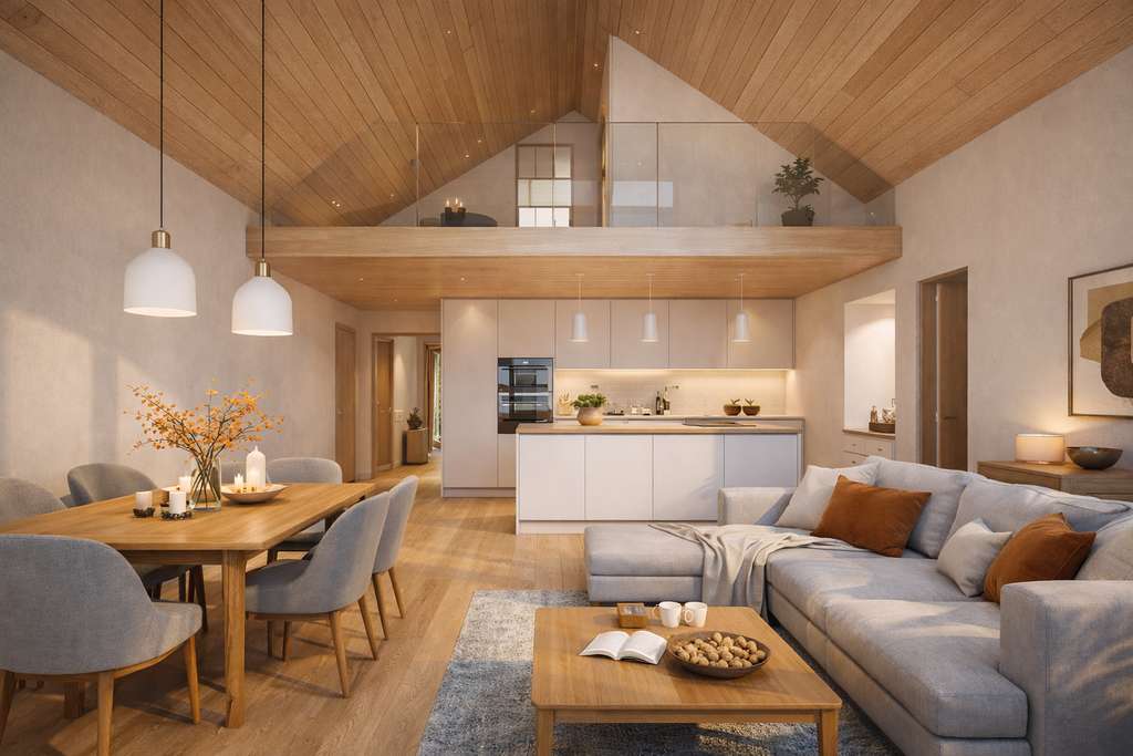 Immobilie in Hülsede - Licht. Raum. Ruhe. –  Modernes Architektenhaus mit Galerie im Weserbergland - Bild 3