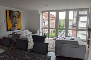 Panoramafenster über das Kreuzviertel - Elegante 4 Zi. -145m² Maisonette mit EbK u. Südwestbalkon – 48149 Kreuz, Münster – Vorschaubild 2