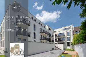 Vier Zimmer mit zwei Balkonen + Einbauküche geschenkt