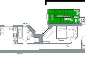 Sanierte 3-Zimmer Wohnung mit Dachterrasse nähe Königsallee – Die vollständige Adresse der Immobilie erhältst du vom Anbieter., 40215 Friedrichstadt, Düsseldorf – Vorschaubild 4