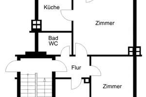 Renovierte 3 Zimmer Wohnung mit Einbauküche 54 m² Geestemünde Grünhöfe – Daimler Straße 13 b, 27572 Grünhöfe, Bremerhaven – Vorschaubild 2