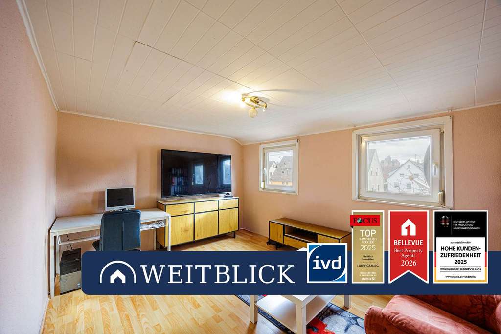 Immobilie in Besigheim - WEITBLICK: Helle Dachgeschosswohnung mit Wohlfühl-Charakter! - Bild 0