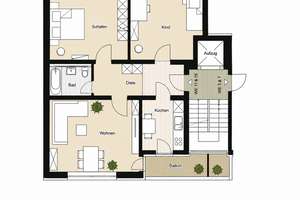 Hochwertige 3-Zimmer-Wohnung mit Balkon in Köln Altstadt-Süd – 50676 Altstadt/Süd, Köln – Vorschaubild 6