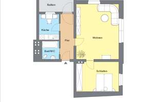 2-Raum-Wohnung im Zentrum mit Balkon – Zerbster Str. 27, 6844 Innerstädtischer Bereich Mitte, Dessau-Roßlau – Vorschaubild 9