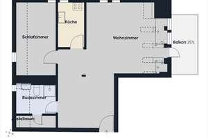 EINE RARITÄT - PROVISIONSFREI
Schnuckelige 2-Zimmer-DG-Wohnung mit sonnigem Balkon in Stuttgart-Hof – Die vollständige Adresse der Immobilie erhältst du vom Anbieter., 70378 Hofen, Stuttgart – Vorschaubild 9