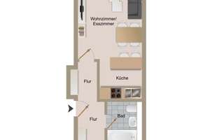 Moderne 2 Zimmer Wohnung mit Lift, Einbauküche, 2 Balkonen und PKW Stellplatz – Langer Weg 51b, 39112 Sudenburg, Magdeburg – Vorschaubild 4