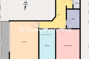 Tauschwohnung: Biete 2 Zi suche 3 Zimmer oder mehr