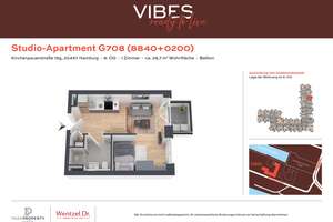Möbliertes Studio in der HafenCity - Wentzel Dr. – Kirchenpauerstraße 15g, 20457 HafenCity, Hamburg – Vorschaubild 12