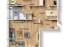 Stilvoll wohnen in Bielefeld – kernsanierte 3-Zimmer-Erdgeschosswohnung mit Terrasse – Die vollständige Adresse der Immobilie erhältst du vom Anbieter., 33613 Schildesche, Bielefeld – Vorschaubild 14