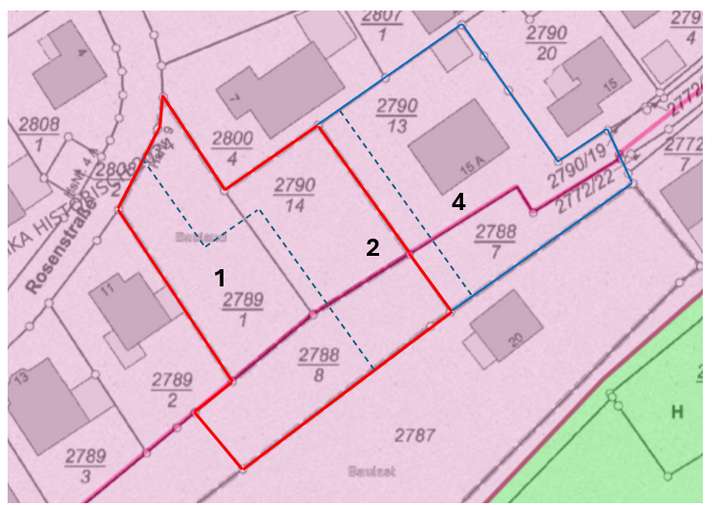 Rosenstrasse 9 2 Grundstücke v